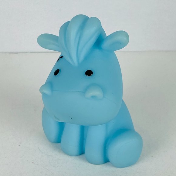 Infantino Tub O'Toys Rubber Toy Blue Horse Pony Bath Toy Kids Pretend Play - Picture 3 of 5